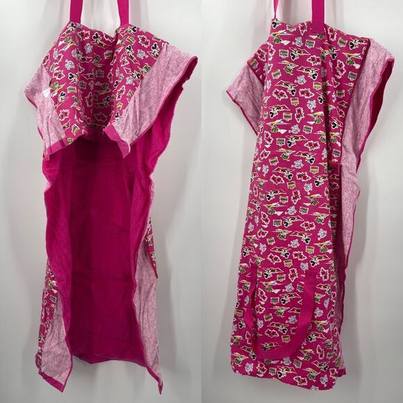 DISNEY STORE Beach Towel with Attached Bag Tote Minnie Mouse Pink Zipper Travel - Picture 3 of 12